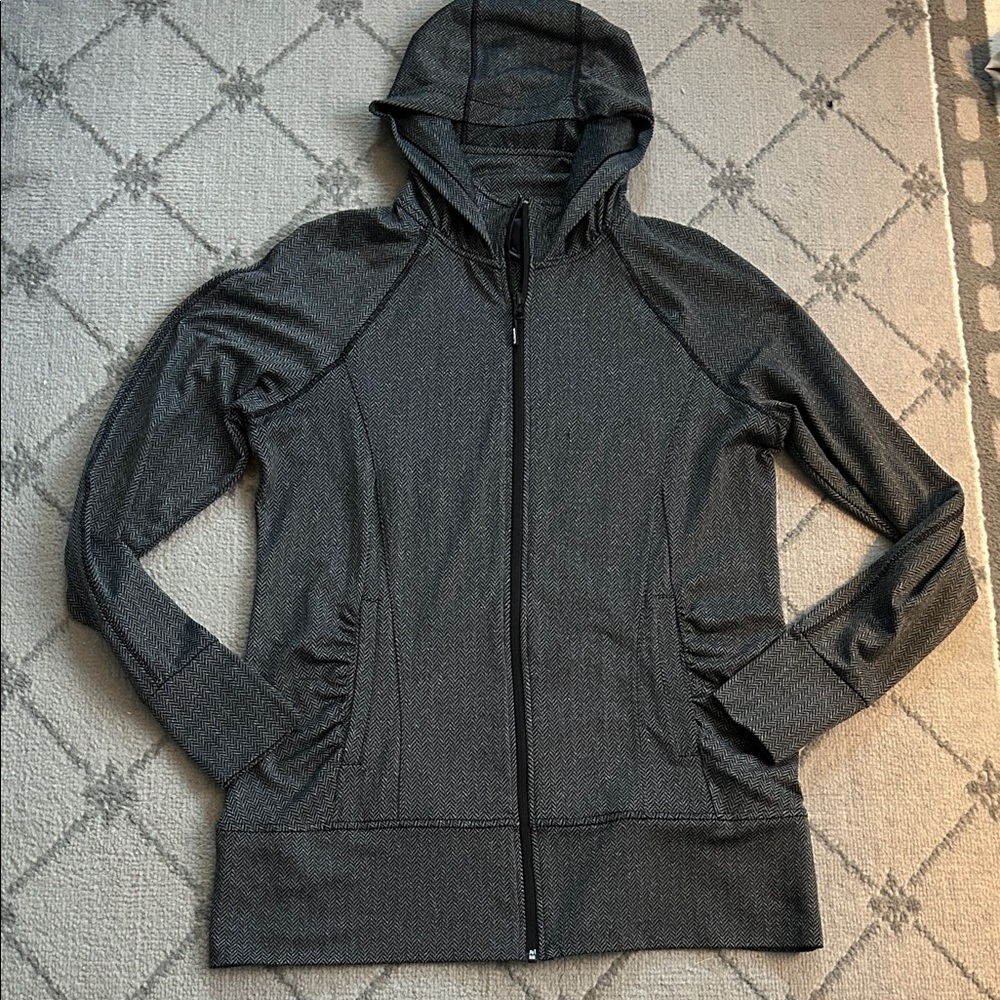 Mondetta Patterned Athletic Jacket With Thumbhole… - image 1